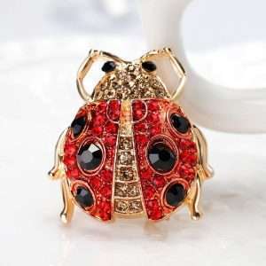 Broche mariquita