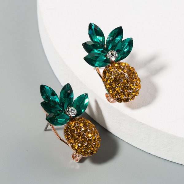 aretes pinas pineaple - Imagen 4