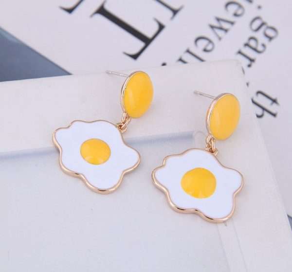 aretes fried eggs - Imagen 4