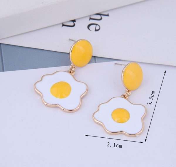 aretes fried eggs - Imagen 5