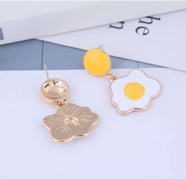 aretes fried eggs - Imagen 2