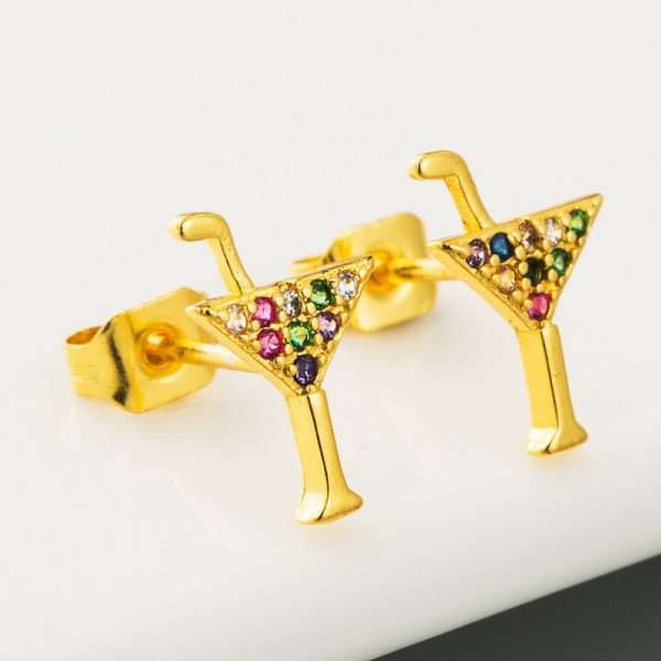 aretes mini martini - Imagen 4