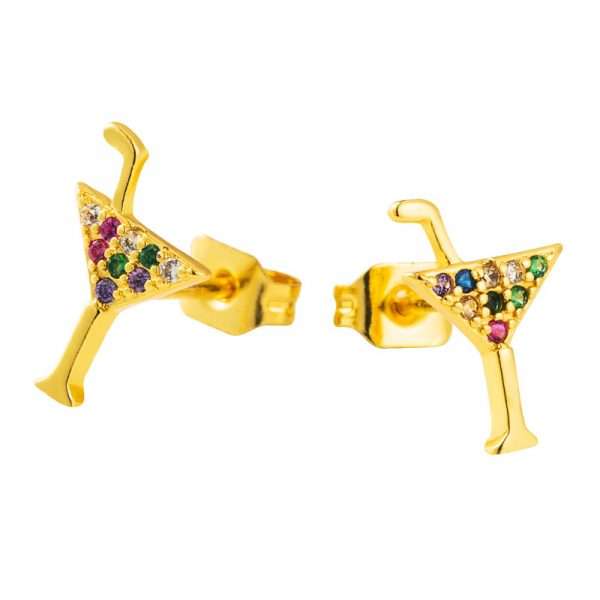 aretes mini martini - Imagen 5
