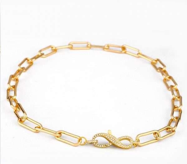 Cadena thick chain broche infinito