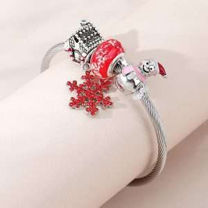 Pulsera charms xmas snowman