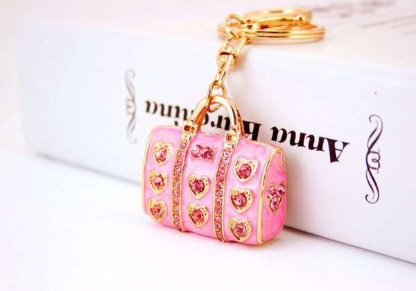 llavero bolso pink - Imagen 2