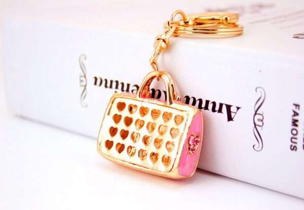 llavero bolso pink - Imagen 5