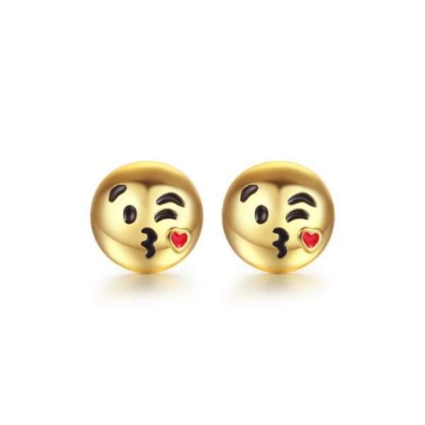 aretes  besito emoji