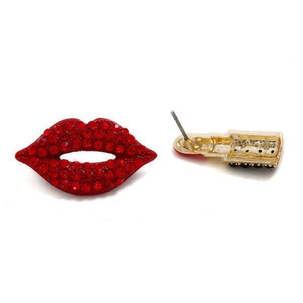 aretes lips and lipstick - Imagen 3