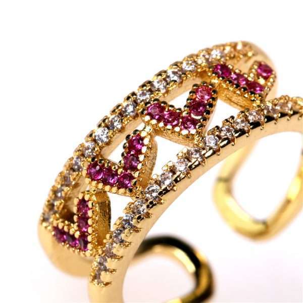 anillo red heart - Imagen 2
