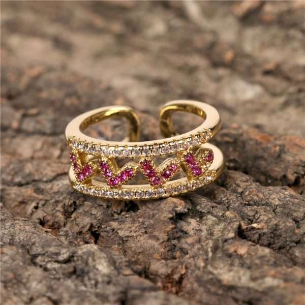 anillo red heart - Imagen 6
