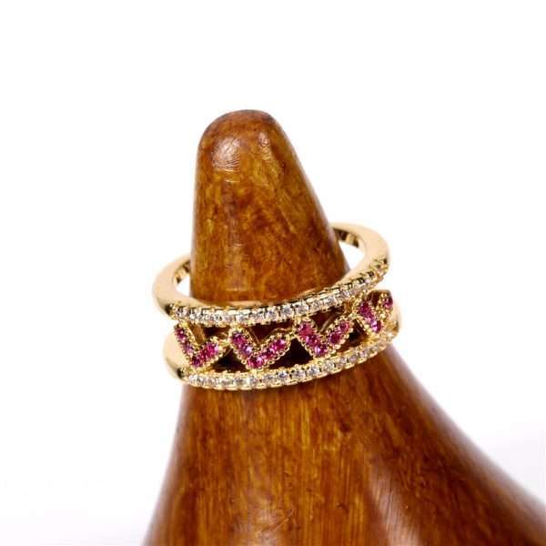 anillo red heart - Imagen 4