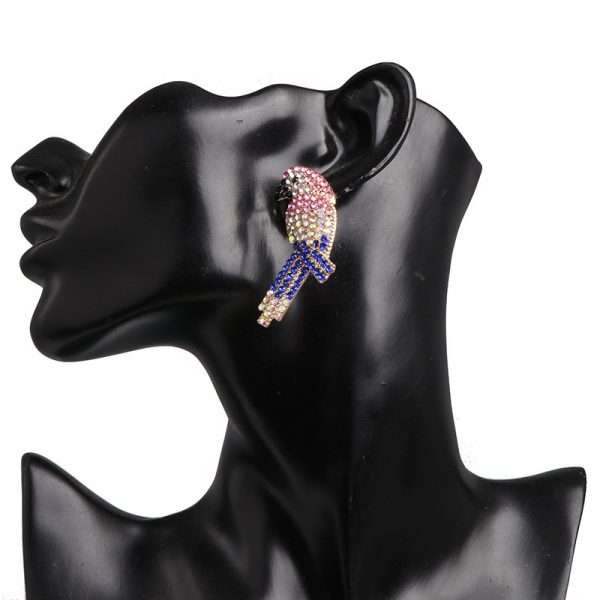 aretes birds rosados - Imagen 3