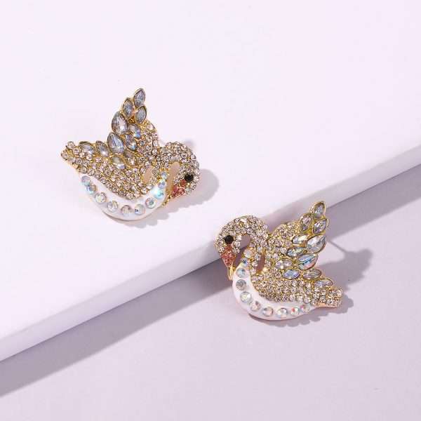 aretes white swan - Imagen 3