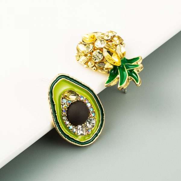 aretes piña avocado - Imagen 5