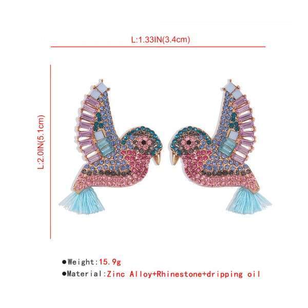 aretes colibri - Imagen 7