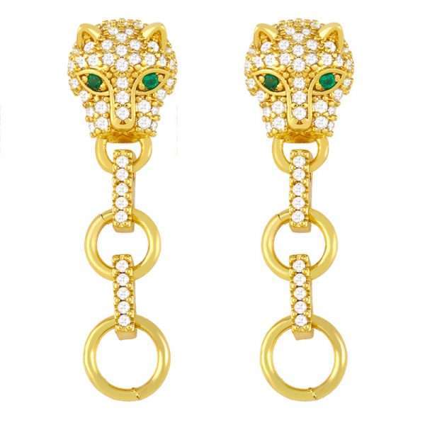 aretes leopardo
