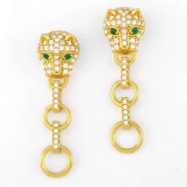 aretes leopardo - Imagen 4