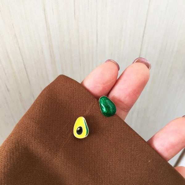 aretes mini avocado - Imagen 2