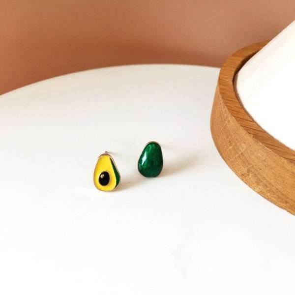 aretes mini avocado - Imagen 3