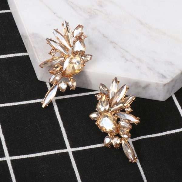 aretes parrot glass drill champagne - Imagen 2
