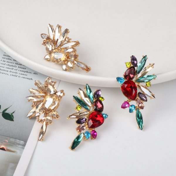 aretes parrot glass drill champagne - Imagen 4