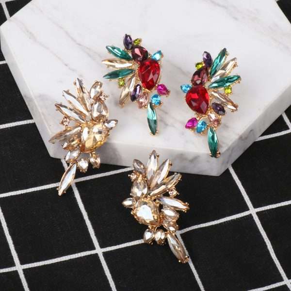 aretes parrot glass drill champagne - Imagen 3
