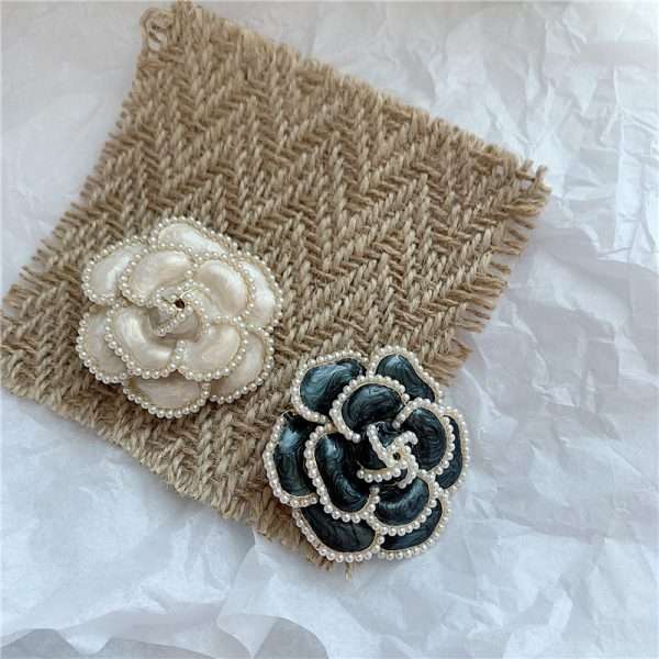 broche camelia negra - Imagen 4