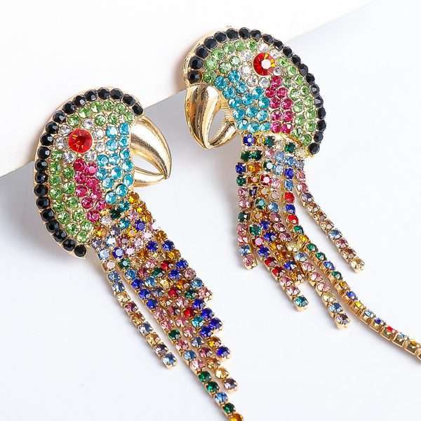 aretes parrot amazon - Imagen 2
