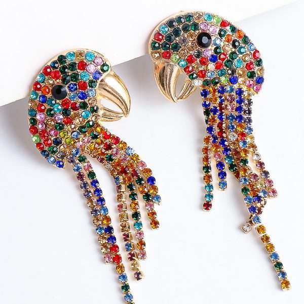 aretes parrot colores - Imagen 2