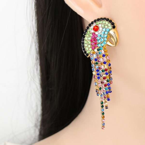 aretes parrot amazon - Imagen 4