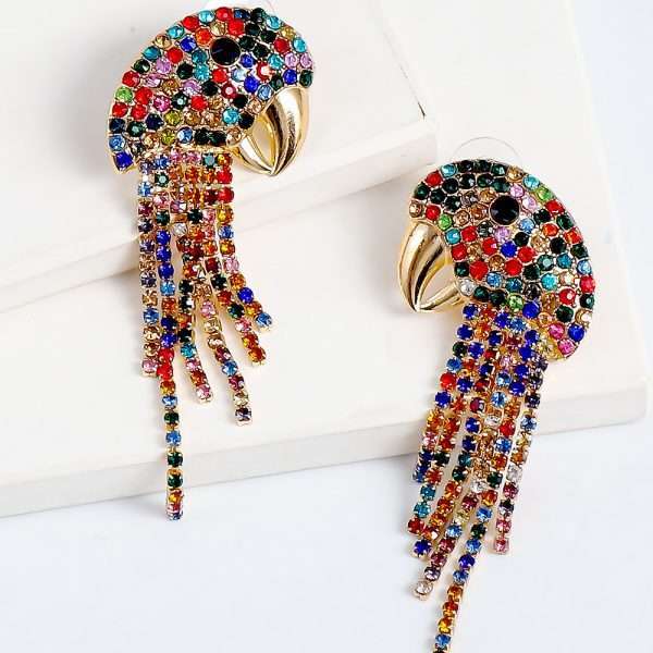 aretes parrot colores - Imagen 3
