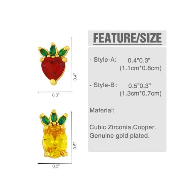 Aretes baby pina - Imagen 5