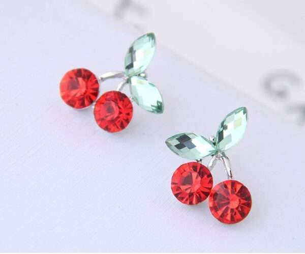 aretes cherry mini zircon