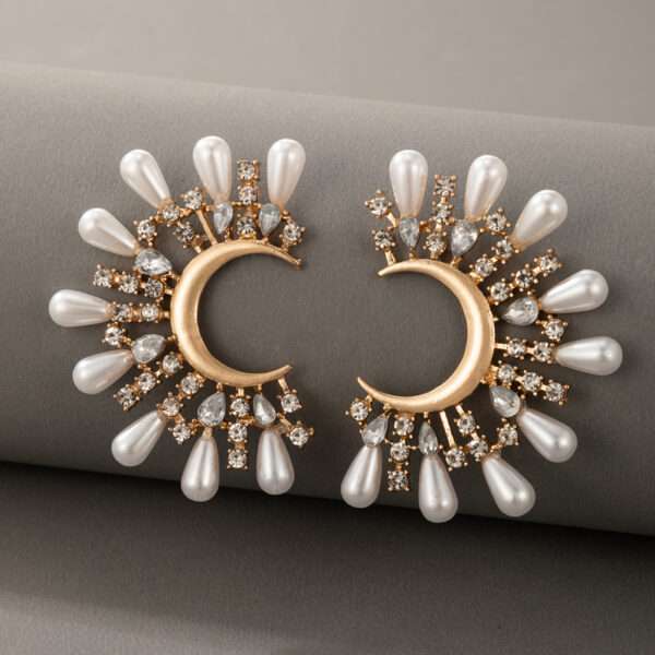 aretes perlas stars - Imagen 2