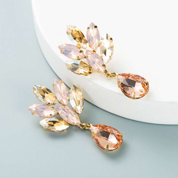aretes gota champagne
