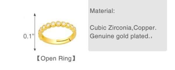 anillo tiara zircon - Imagen 5
