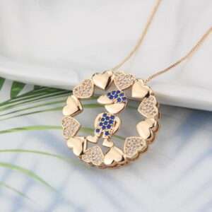 Cadena boy redonda  azul