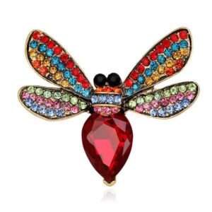 broche firefly rojo