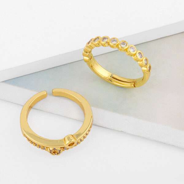 anillo tiara zircon - Imagen 2