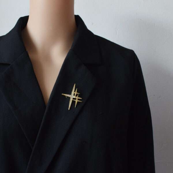 xmas broche five pointed stars - Imagen 4