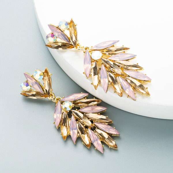 rhinestones leaf champagne