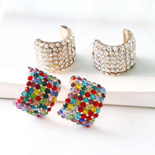aretes argolla C colores - Imagen 6
