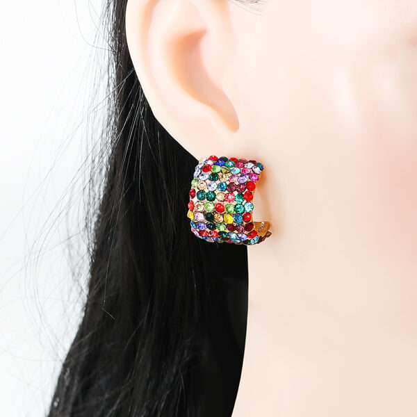 aretes argolla C colores - Imagen 5