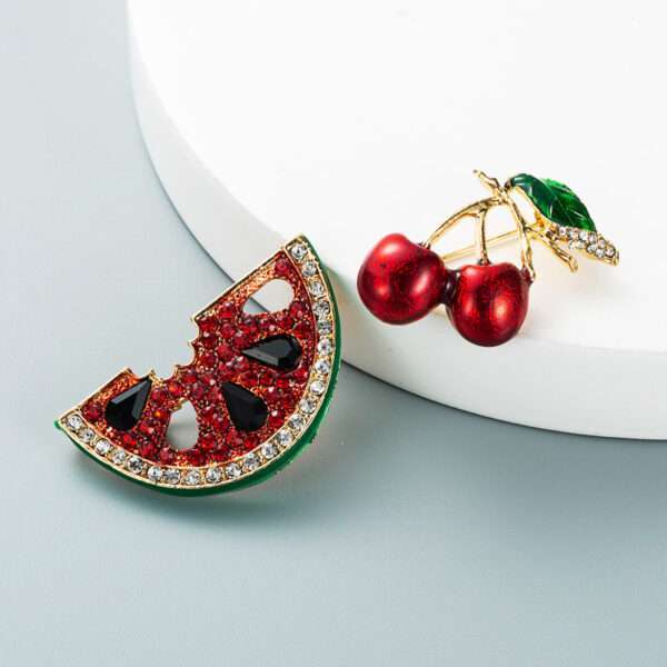broche sandia red - Imagen 3