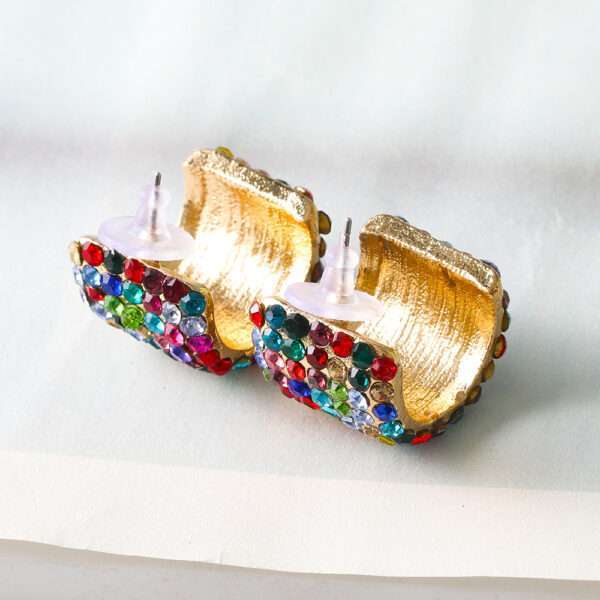 aretes argolla C colores - Imagen 4