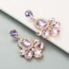 aretes glass drill purpple - Imagen 3
