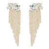 aretes borla zircon gold
