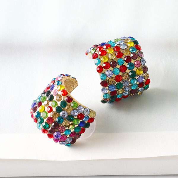 aretes argolla C colores - Imagen 3