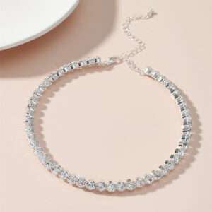 cadena gargantilla round beds diamond